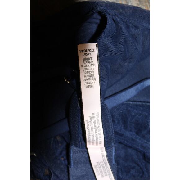 Victoria’s Secret Navy Lace Corset Sheer Mesh Bodysuit Size Large - Picture 3 of 3